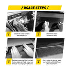 Carbon Fiber Window Lift Switch Panel Sticker for Mazda 3 Axela (2020)