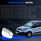 Passenger Right Side Mirror Glass for Ford Transit Connect (2014-2022)