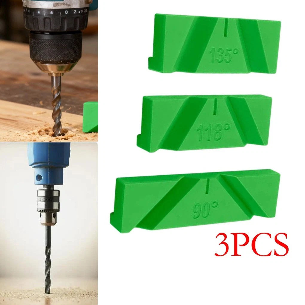 3PCS Drill Bit Sharpener Jig Set for DIY & Professional Use