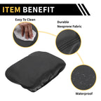 Center Console Cover for GMC Canyon (2015–2023) Microfiber Leather Anti-Scratch Black