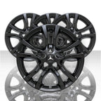 4 fit Chevy Camaro 2013-20 Black 18" Wheel Skins Hub Caps Rim Covers Simulators