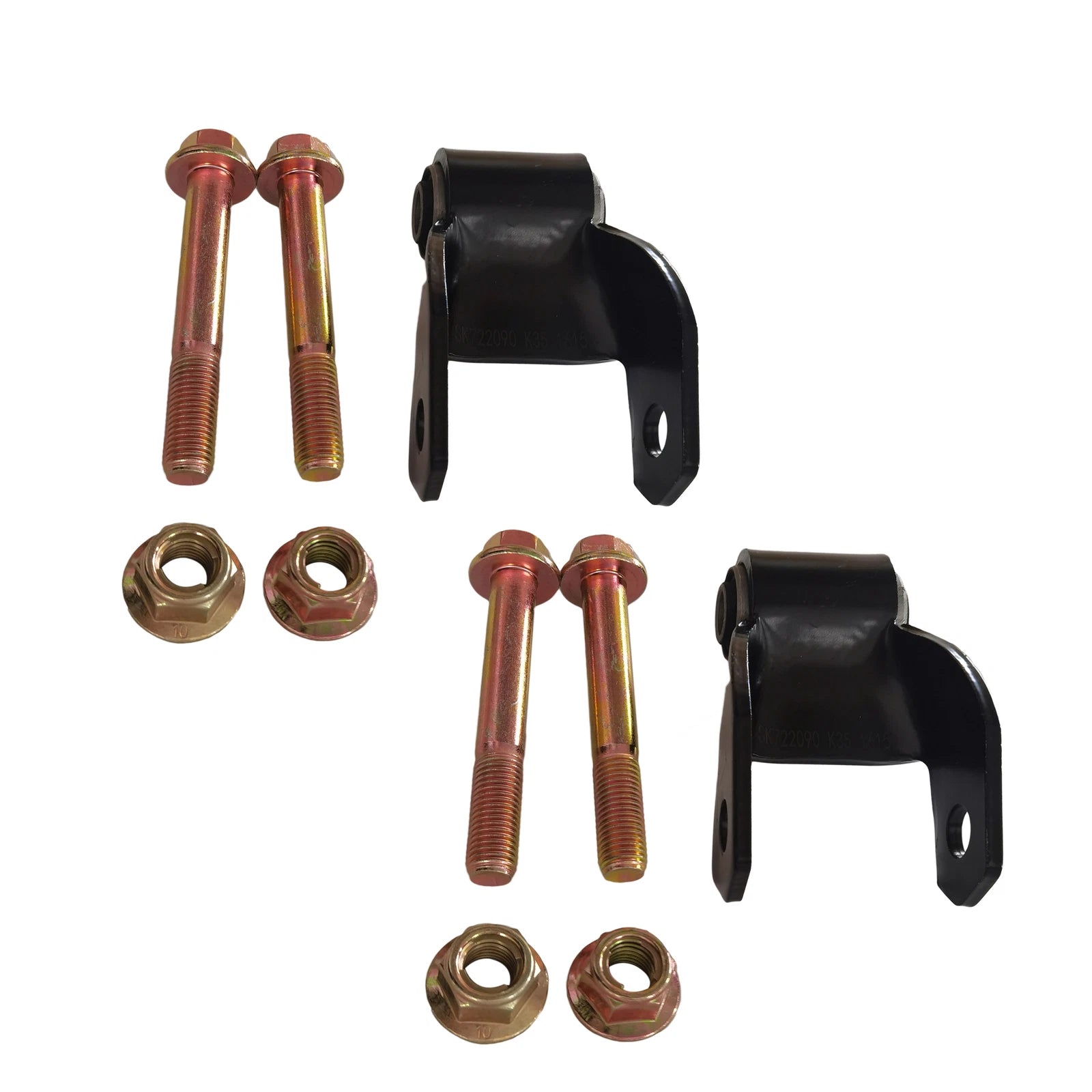 2X Rear Leaf Spring Shackles for Ford F-350 (1980–1997)