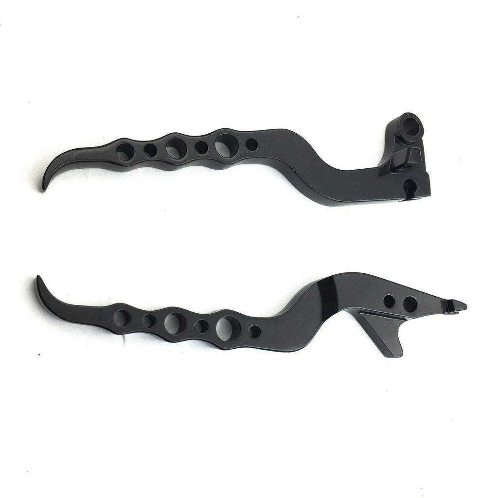 Black Hand Brake Clutch Levers Billet Aluminum for Yamaha YZF R1 (1998–2003)