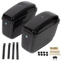 Saddlebag Set for Harley Honda Suzuki Yamaha Motorcycle (Universal)