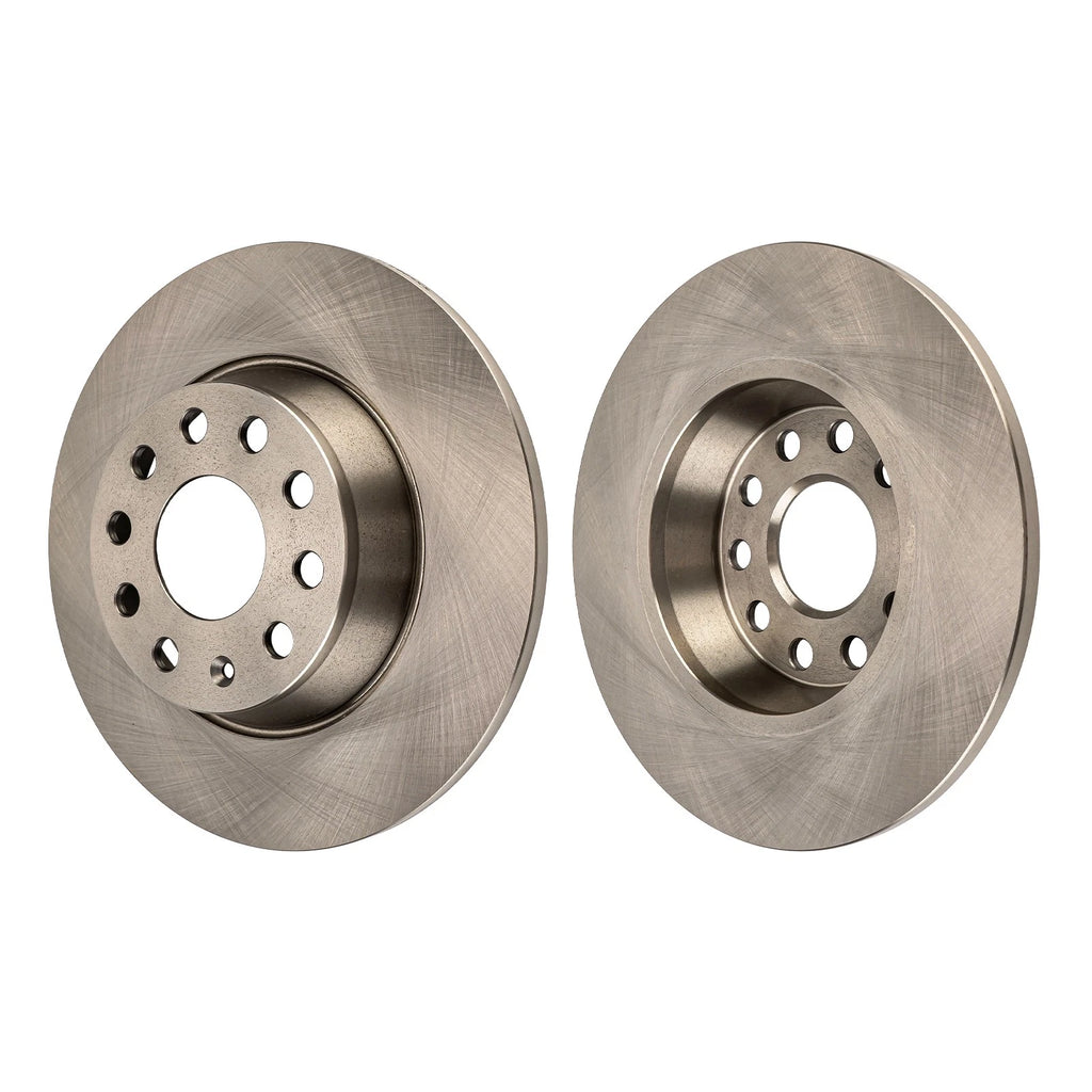 2x Rear Solid Brake Rotors for VW Passat Jetta (2006–2008)