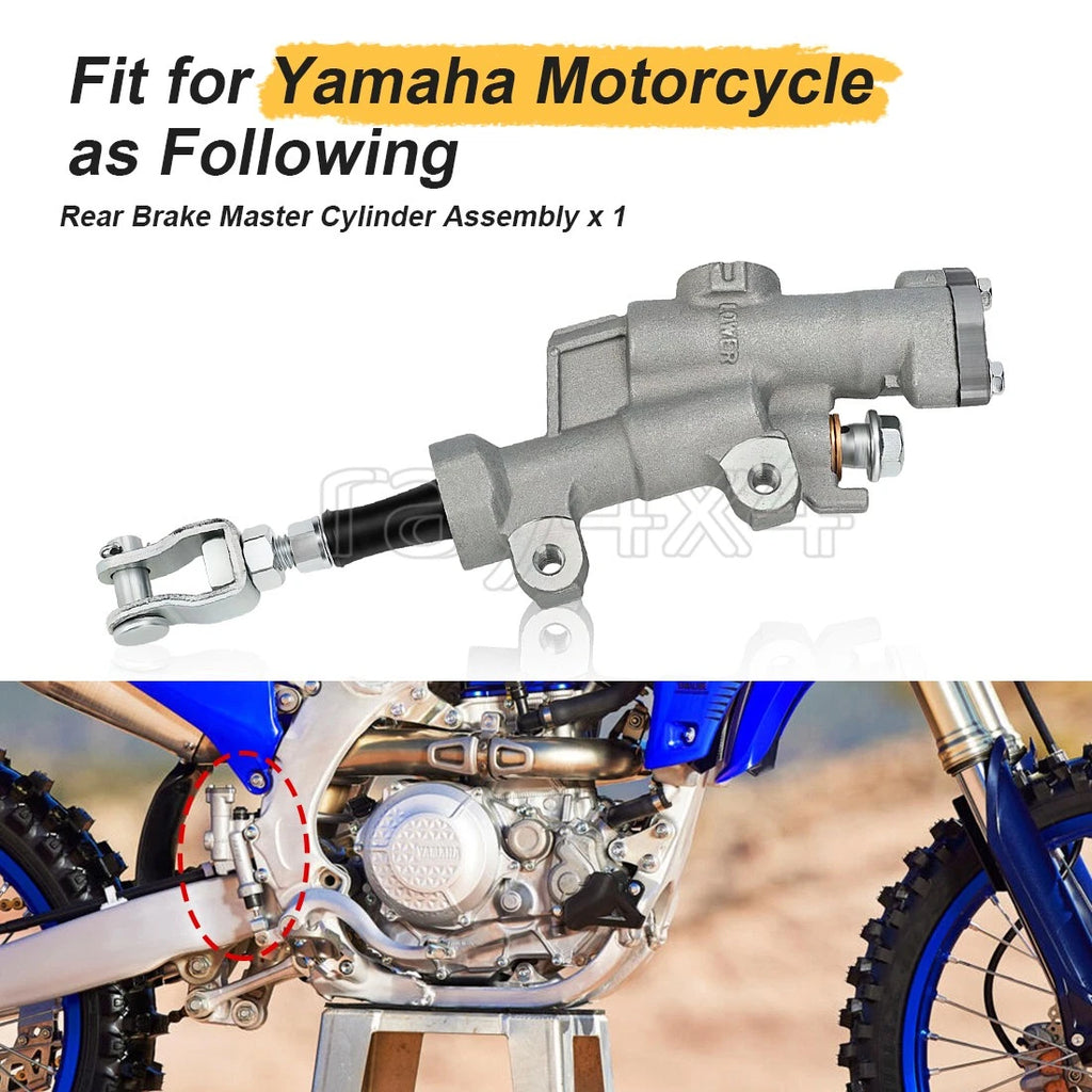 Rear Brake Master Cylinder for Yamaha YZ250X YZ250FX (2015–2022) 33D-2583V-00-00