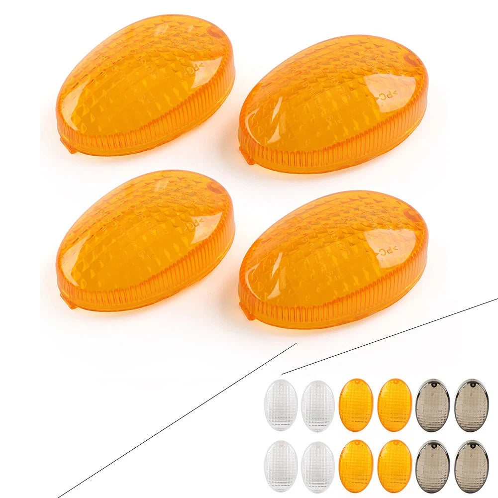 Turn Signal Light Lens for Kawasaki EX250R Ninja 250R (2005–2012), KLX250 (2009–2020) Amber