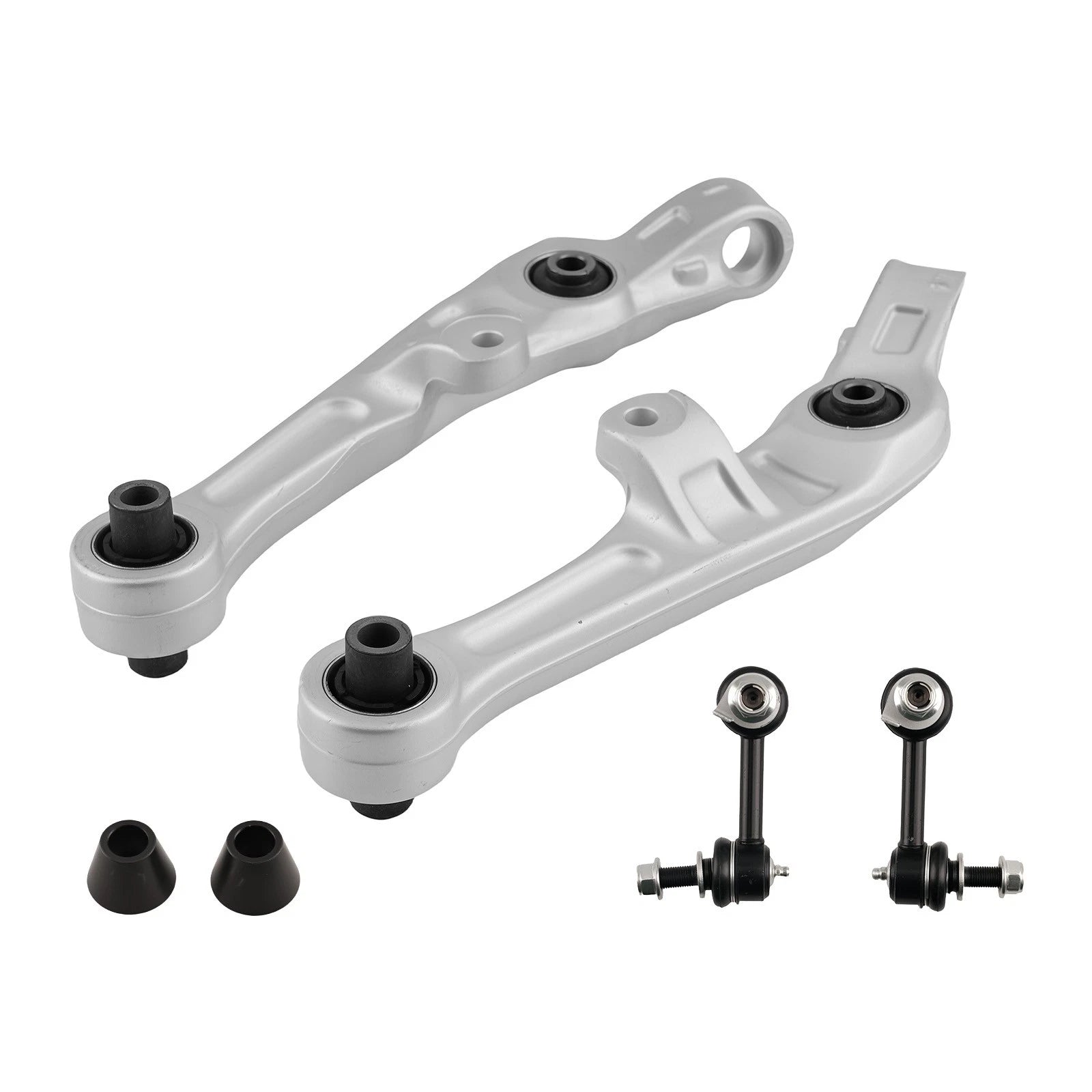 2X Front Lower Control Arms + 2X Sway Bar End Links for Nissan 350Z Infiniti G35 (2003–2008)