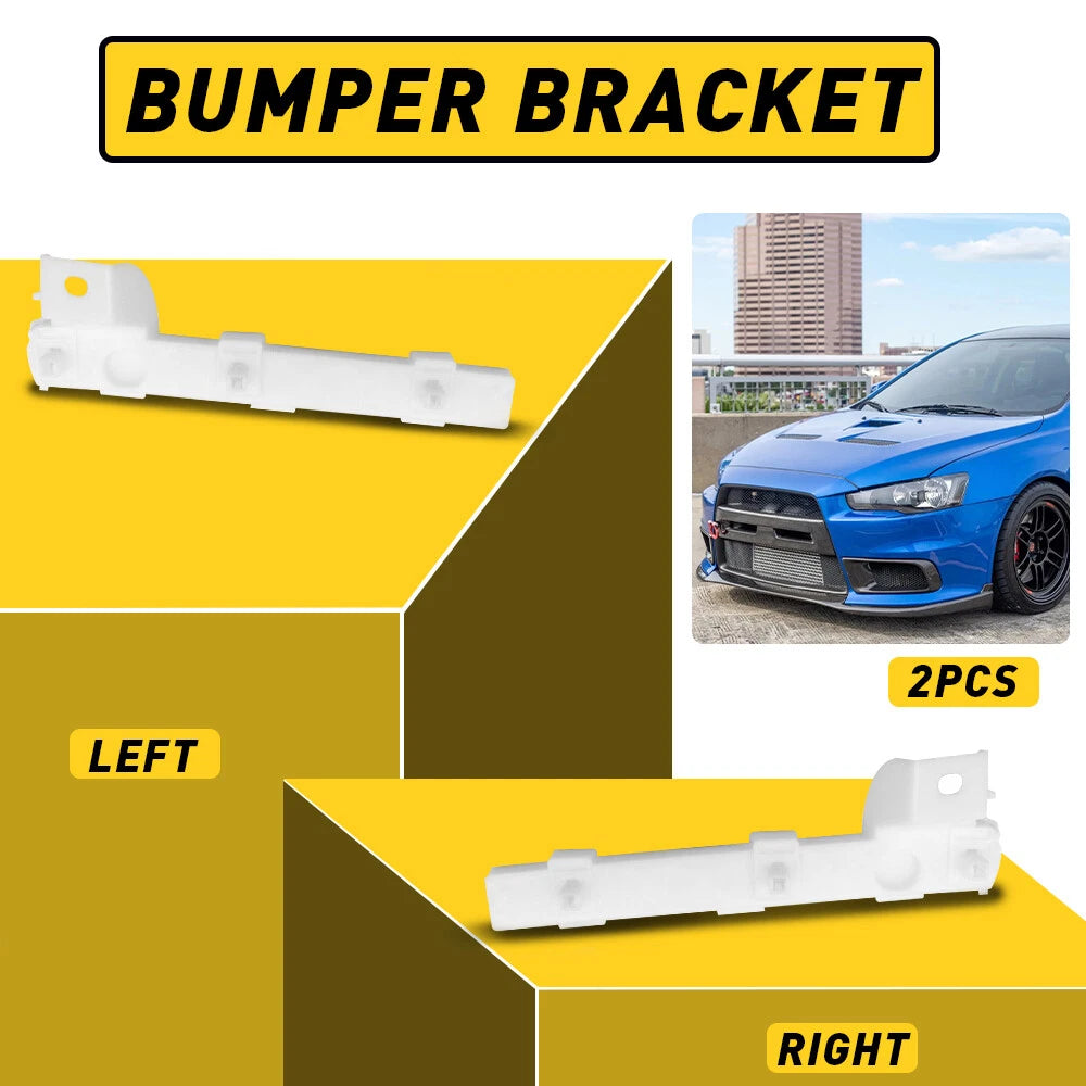 2X Front Bumper Bracket for Mitsubishi Lancer (2008–2017)
