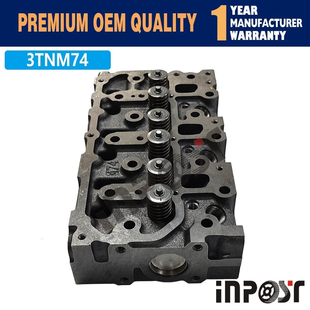 Cylinder Head Assembly for Yanmar 3TNM74 3TNM74F (NCJT, 3TNM74F-SAKV)