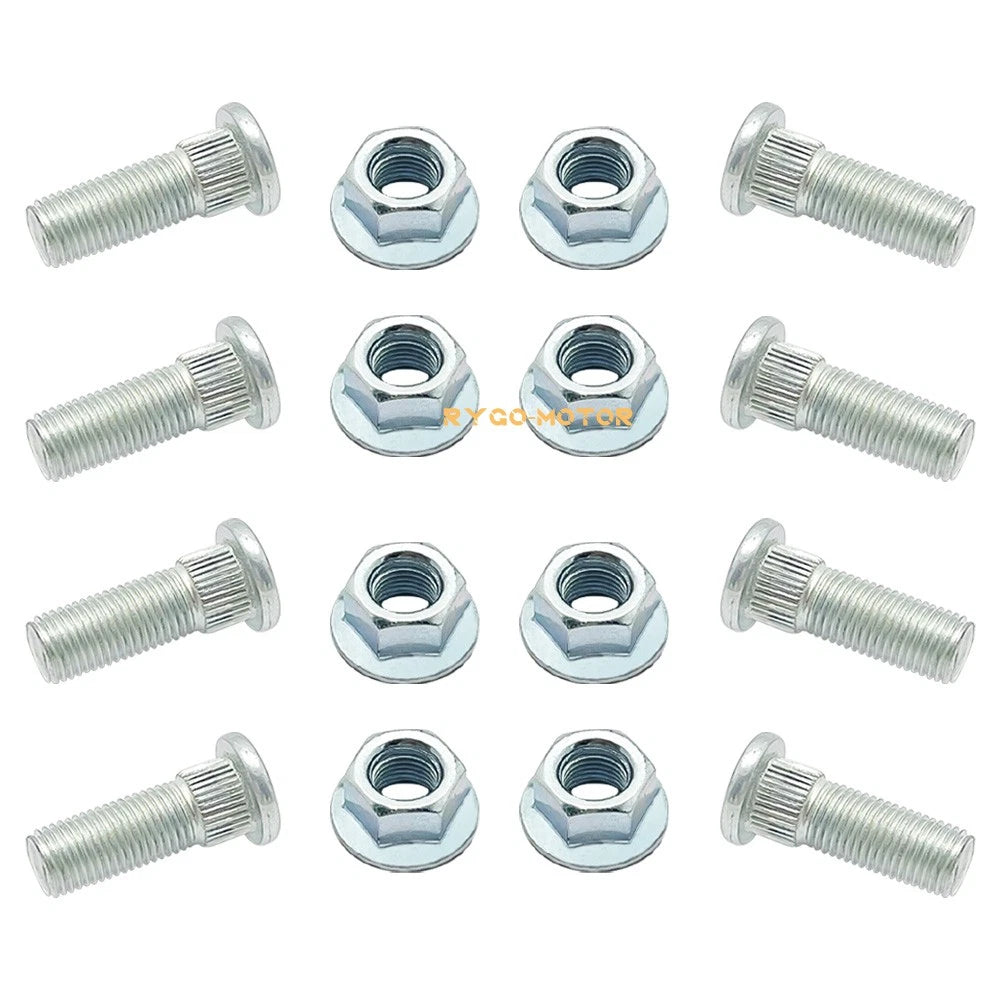 8x 3/8" Rear Wheel Studs for Polaris Trail Blazer 250 330 400 Worker 335 500