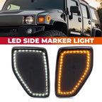 Smoke LED Front Fender Lamps for Hummer H3 (2005–2010) & H3T (2009–2010)