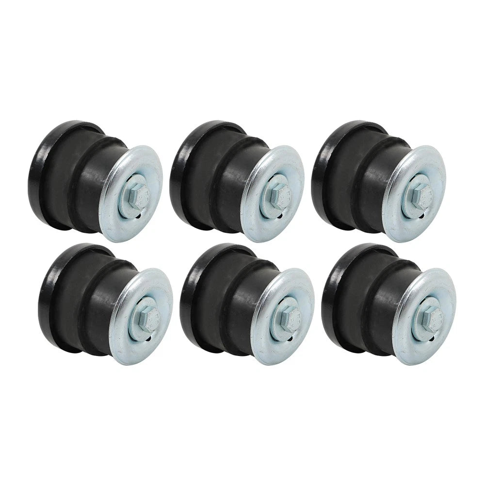 Set of 6 Body Mounts for Chevrolet S10 Pickup / GMC S10 Sonoma (1994–2004)