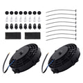 2X 7" Electric Radiator Fan Universal Push Pull Type 2900RPM 240W