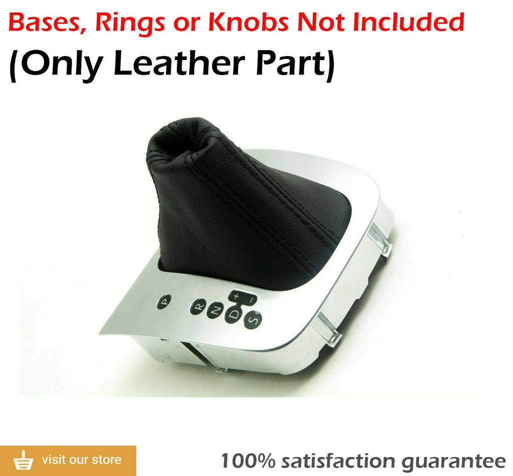 Automatic Shift Boot for VW Jetta Vento Bora (2005–2010) Black Vinyl Leather