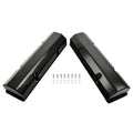 Tall Black Fabricated Valve Covers for Chevy SBC 350 (No Hole)