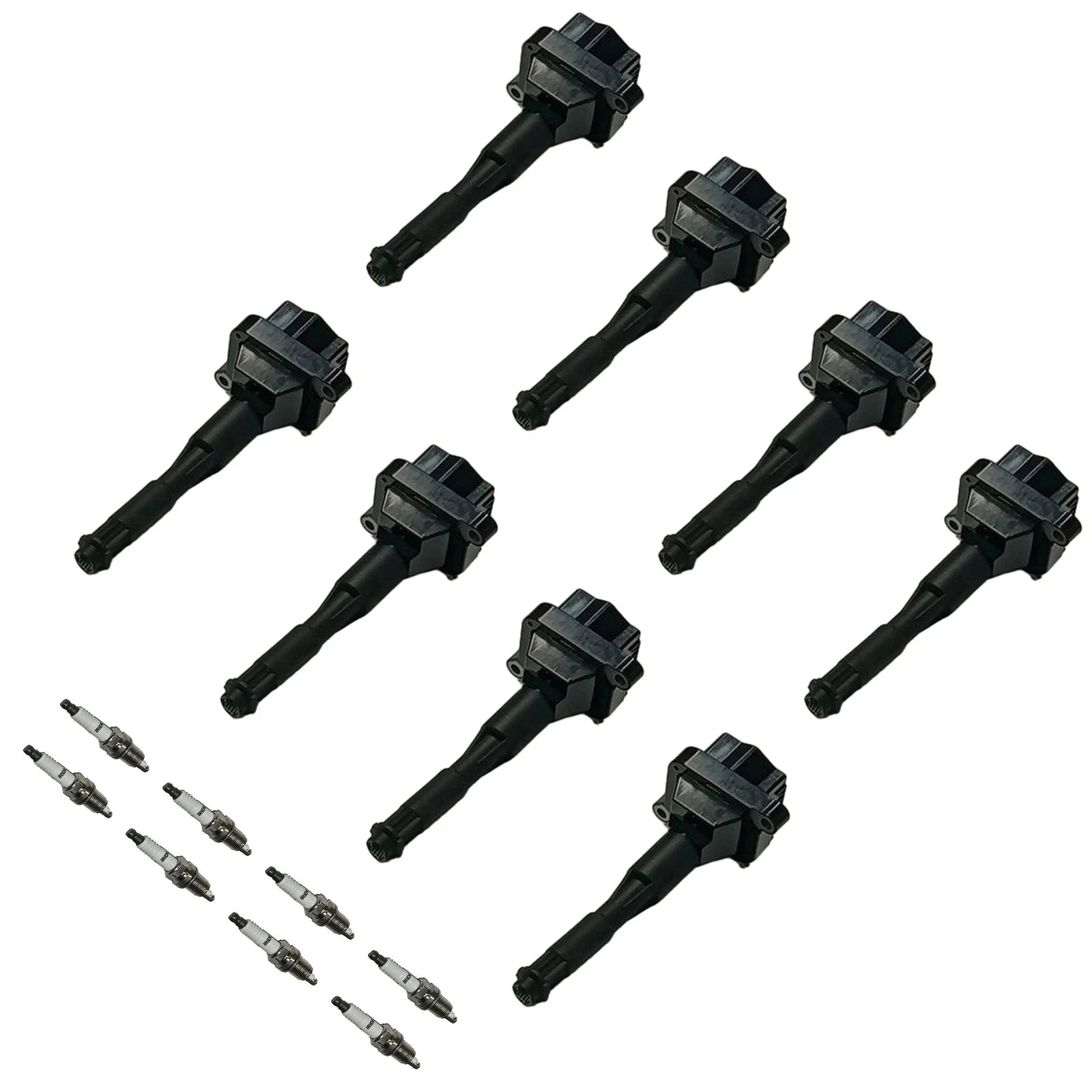 Set of 8 Ignition Coils & Spark Plugs for BMW X5 330 E46 (1994-2005)