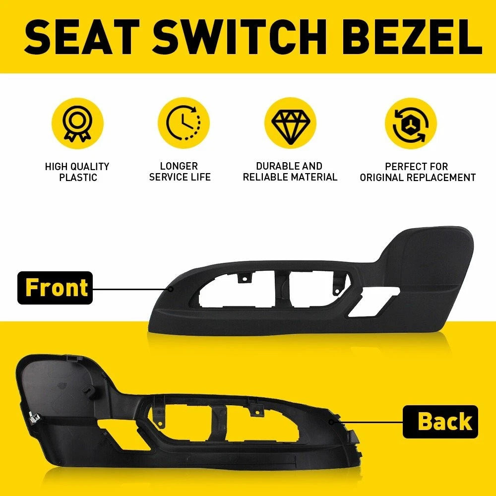Drivers Seat Bezel Switch Trim for Chevrolet Traverse Acadia Enclave (2009–2017)