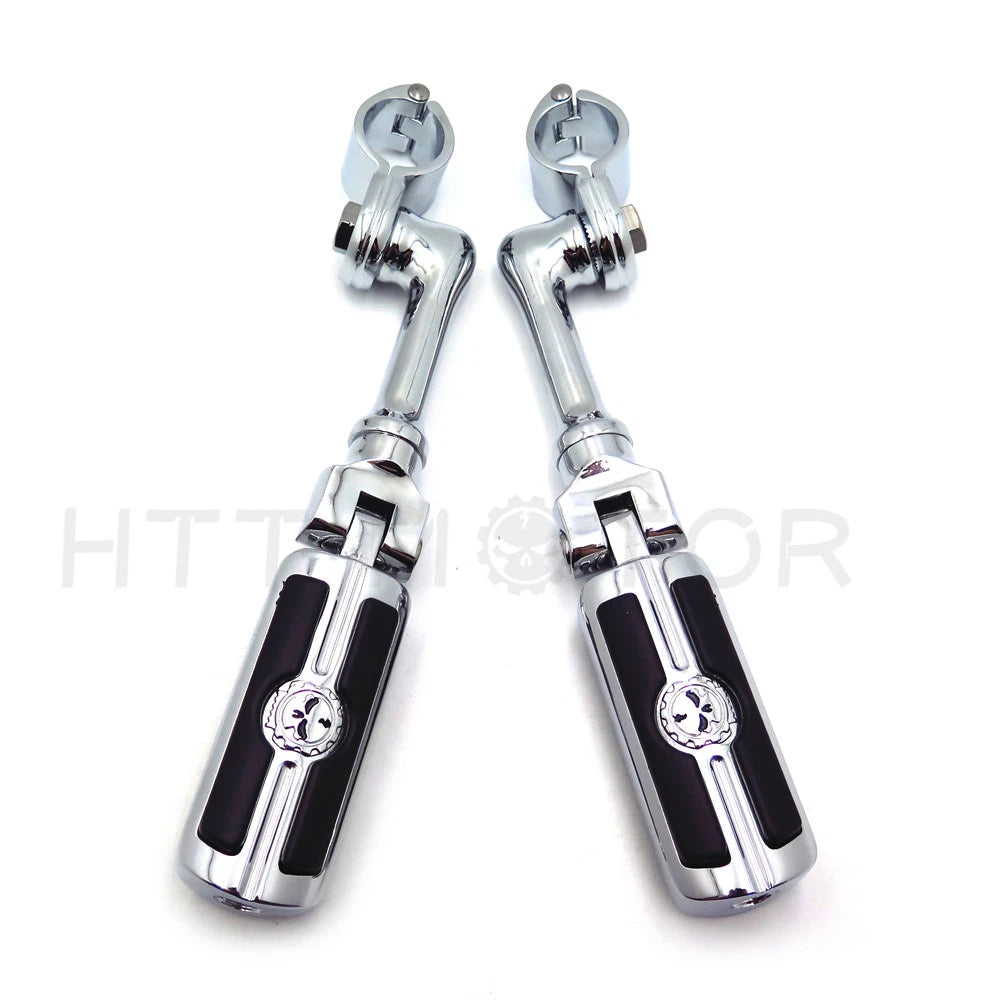 Chrome Skull FootPeg for Honda GoldWing VTX1300 Shadow Valkyrie