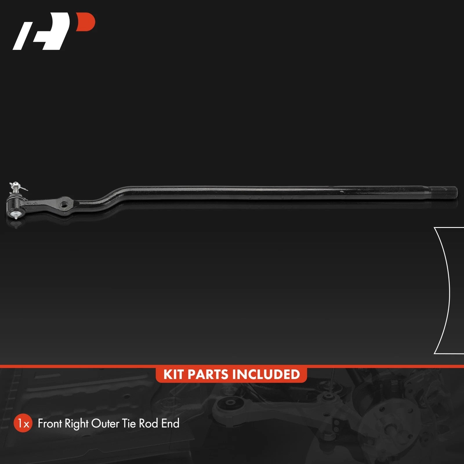 Front Right Outer Tie Rod End for Ford F-450 F-550 Super Duty (1999–2004)