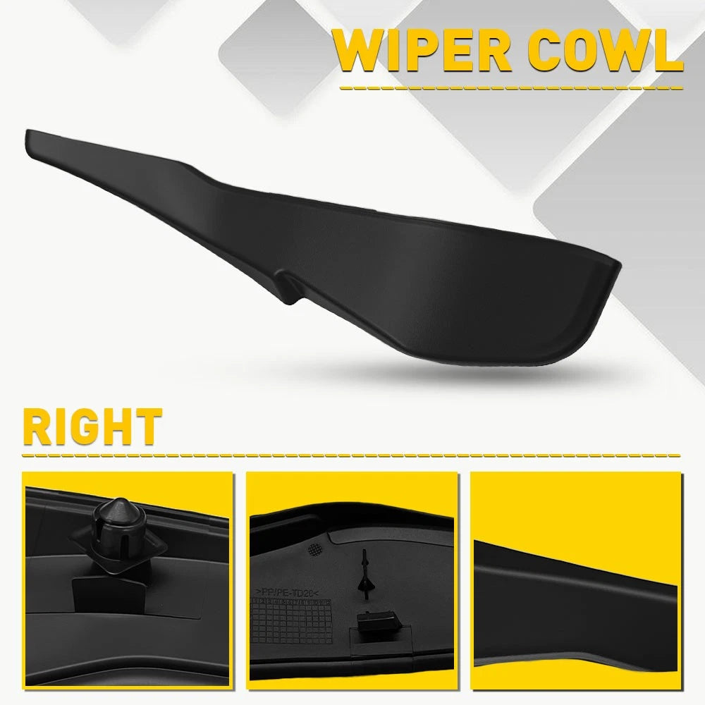 Passenger Side Air Inlet Grille Cowl Extension Cover for Malibu (2016–2025)