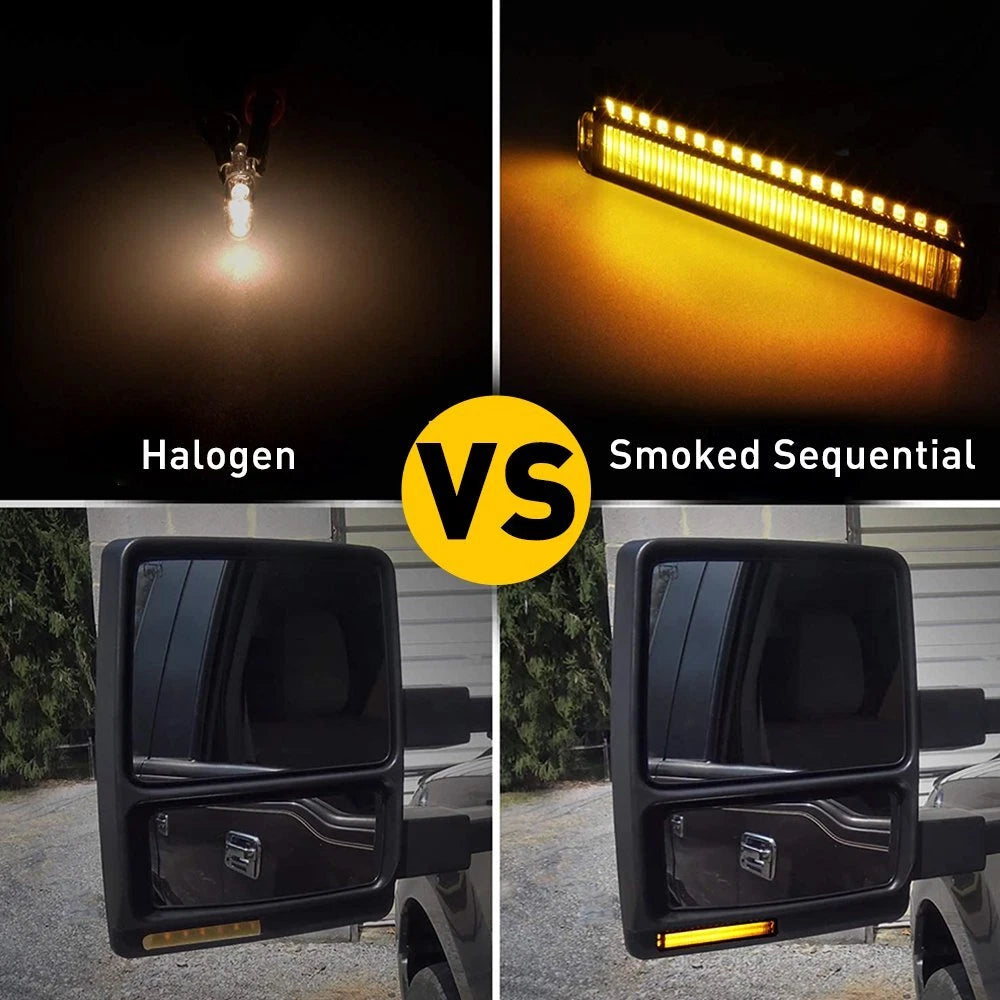 LED Under Side Mirror Turn Signal Lights for Ford F-150 (2004–2014)