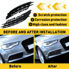 Honeycomb Fog Light Grille Mesh Cover Bezels for Audi A6 C7 (2012–2015)