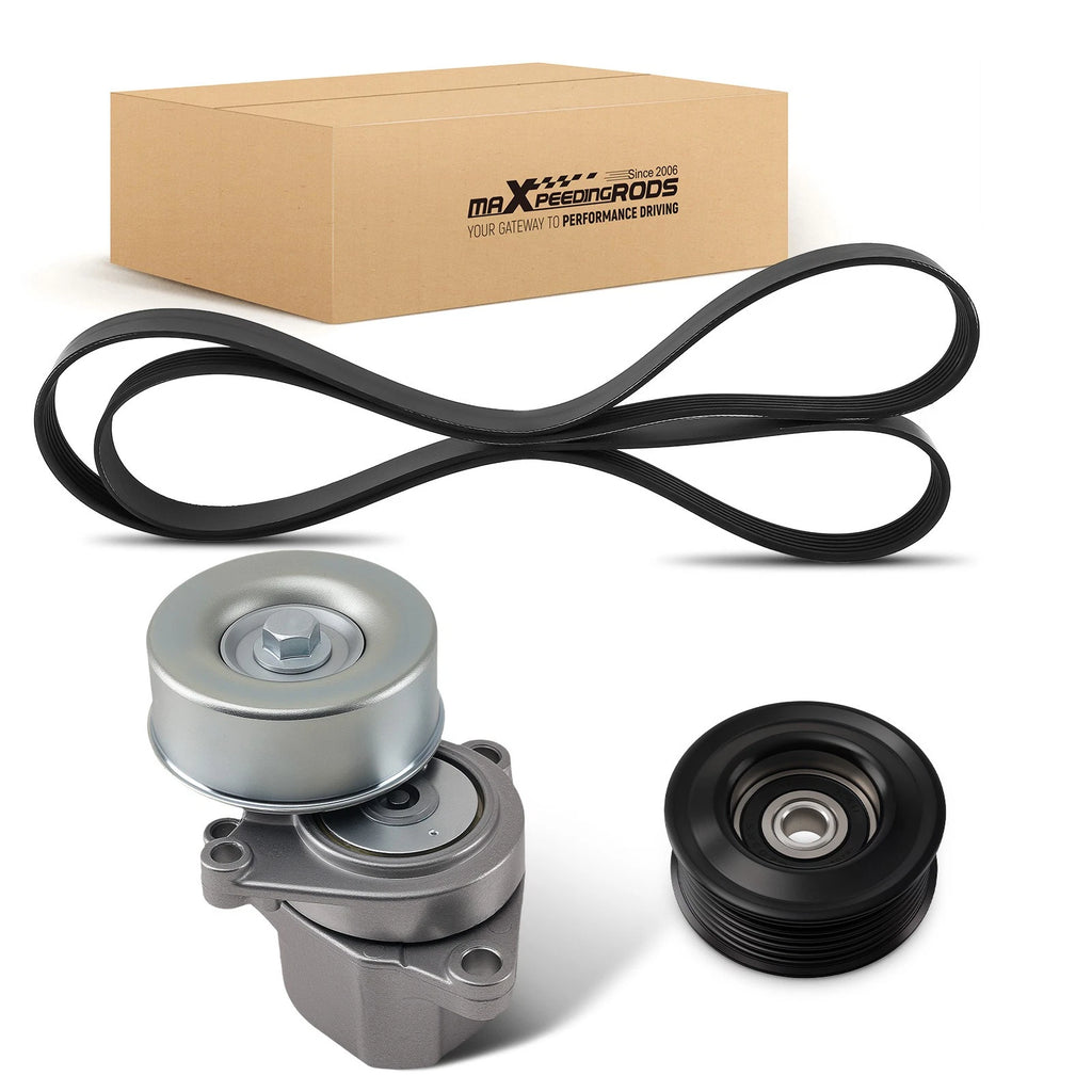 Serpentine Belt and Tensioner Kit for Nissan Rogue Select (2014–2015)