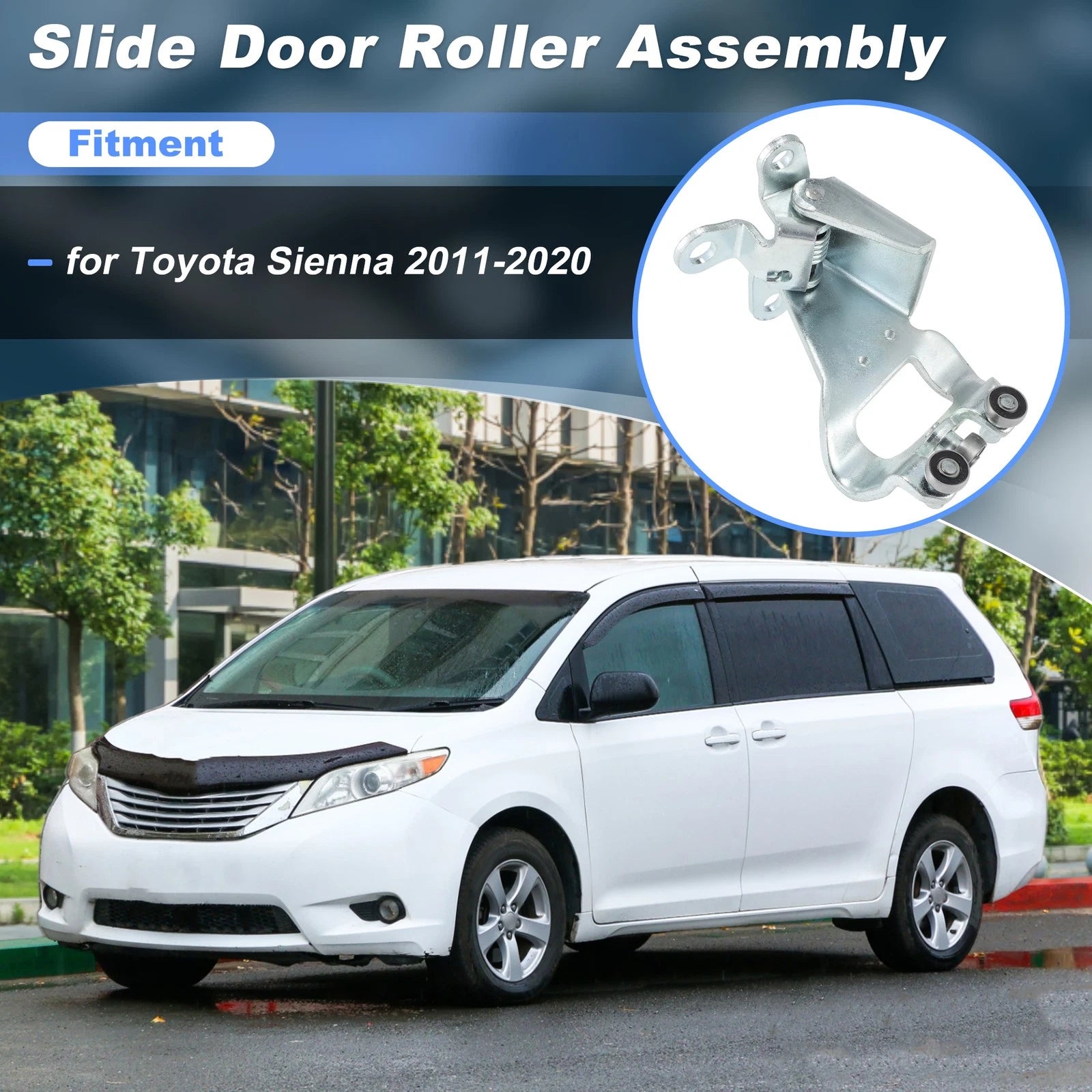 Sliding Door Roller Middle Center Bracket for Toyota Sienna (2011–2020) 6839008041