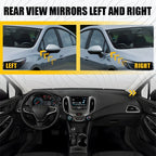 Set of 2 Mirror Corner Triangle Covers for Chevrolet Cruze (2016–2019)
