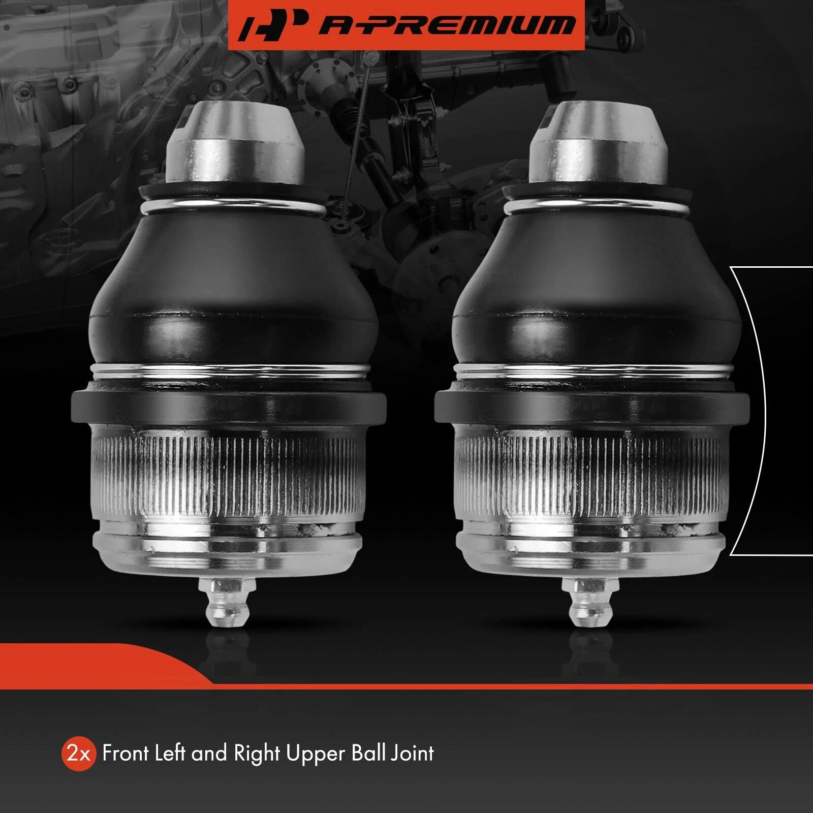 2X Front Upper Ball Joint for Ford E-150 E-250 E-350 (2003-2014)