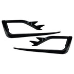 2X ABS Black Fog Light Lamp Cover Trim for VW Golf MK7.5 (2017–2019)