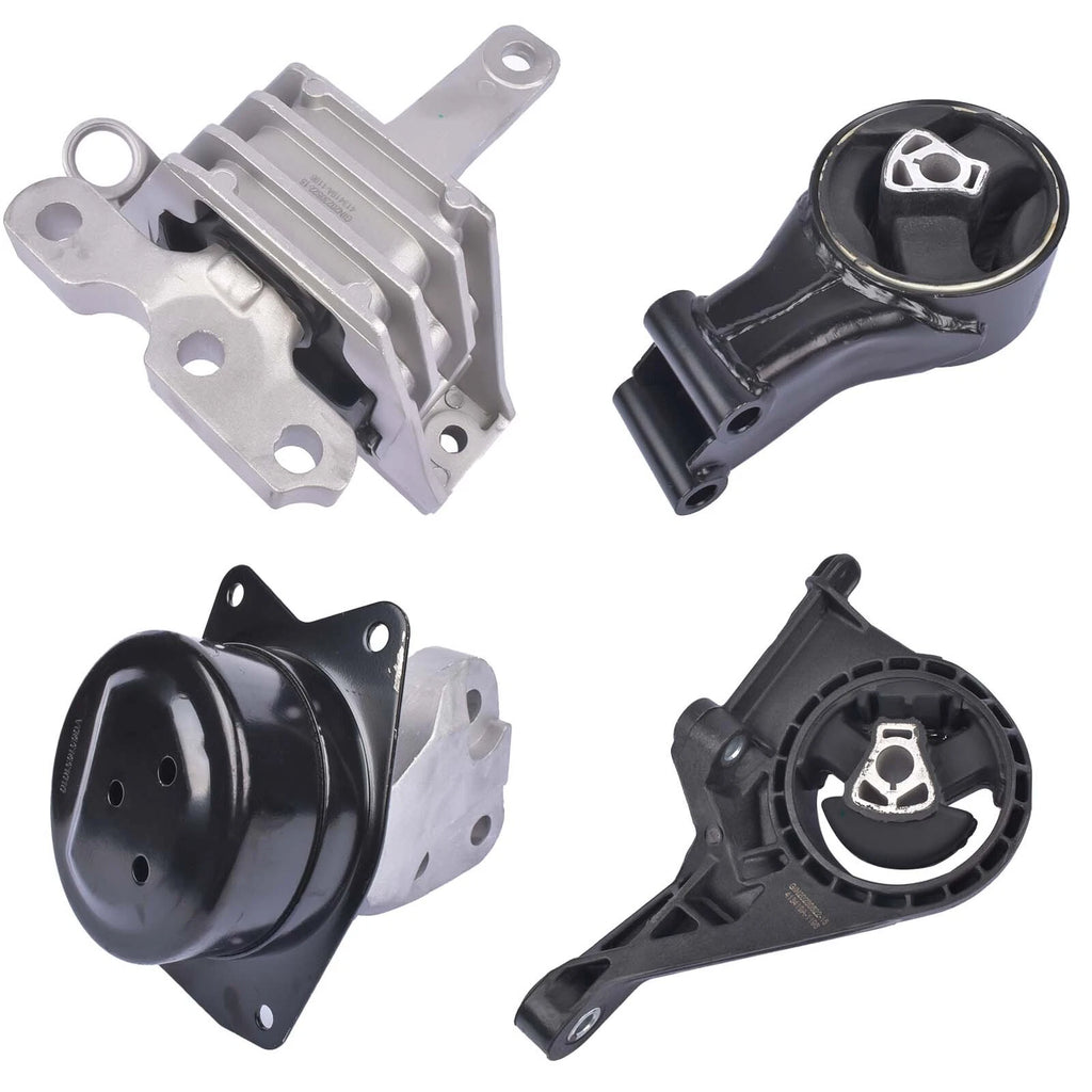 Set of 4 Engine Motor & Transmission Mounts for Chevy Malibu (2013–2015)