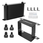 25 Row Universal Oil Cooler AN10 Kit for Cars (Universal Fit)