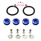 Bumper Trunk Billet Quick Release Fastener Kit for Universal Vehicles 