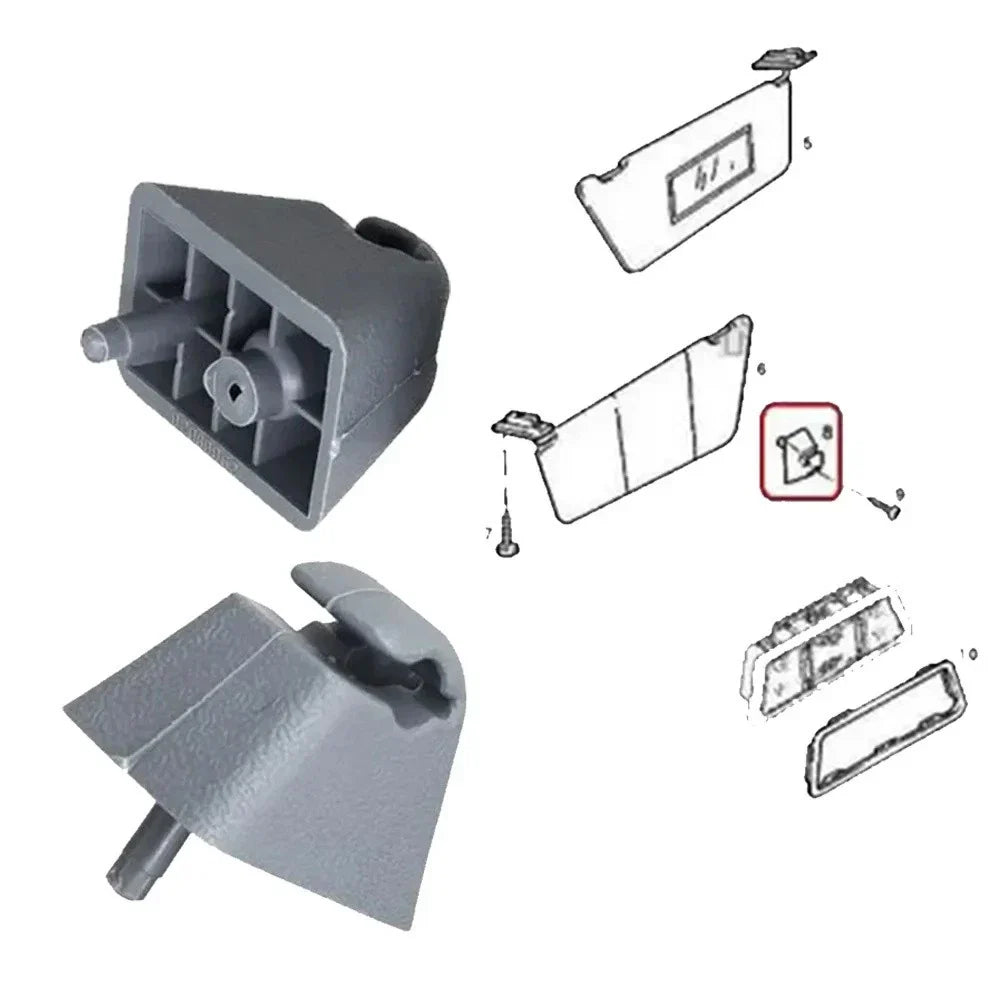 Sun Visor Mount Bracket Clips for OPEL VAUXHALL Corsa Combo (2000-2014)