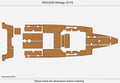 Foam Teak EVA Faux Teak Flooring for Marlago 35 FS (2003)