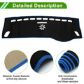Dashboard Cover Mat for Mercedes A-Class 2013-2017 Sun Protector Pad Black Blue
