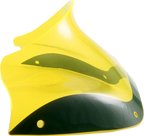 Klock Werks 8" Kolor Flare Windshield for FLTR (KWW-01-0624) - Yellow Ice