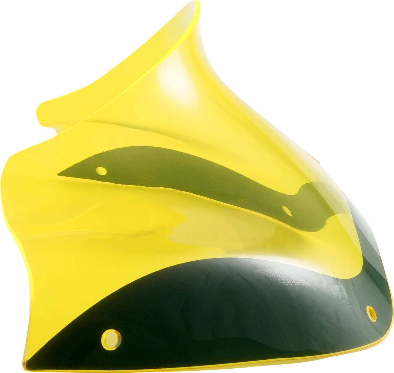 Klock Werks 8" Kolor Flare Windshield for FLTR (KWW-01-0624) - Yellow Ice