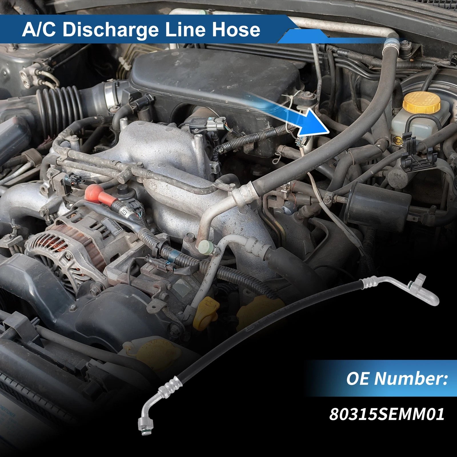 A/C Refrigerant Liquid Hose for Honda Civic (2006–2011) No. 80315SEMM01