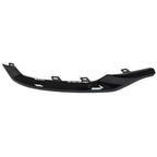 Replacement Black Gloss/Painted ABS Plastic Rear Driver Bumper Cover Molding