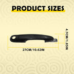 Front Right Black Exterior Door Handle for Hyundai Tucson (2005-2009)