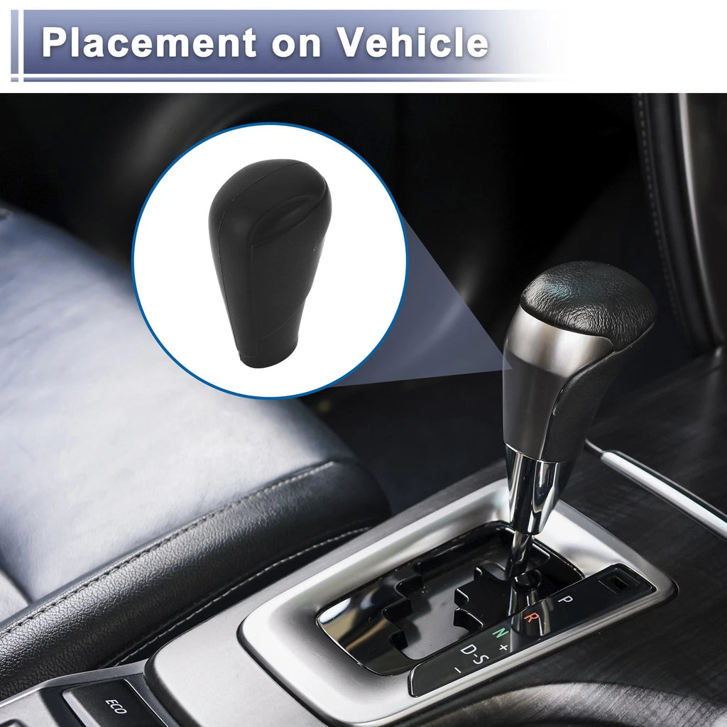 1 Pc Gear Shift Knob Cover for Mazda 3 (2014–2019) Black Silicone