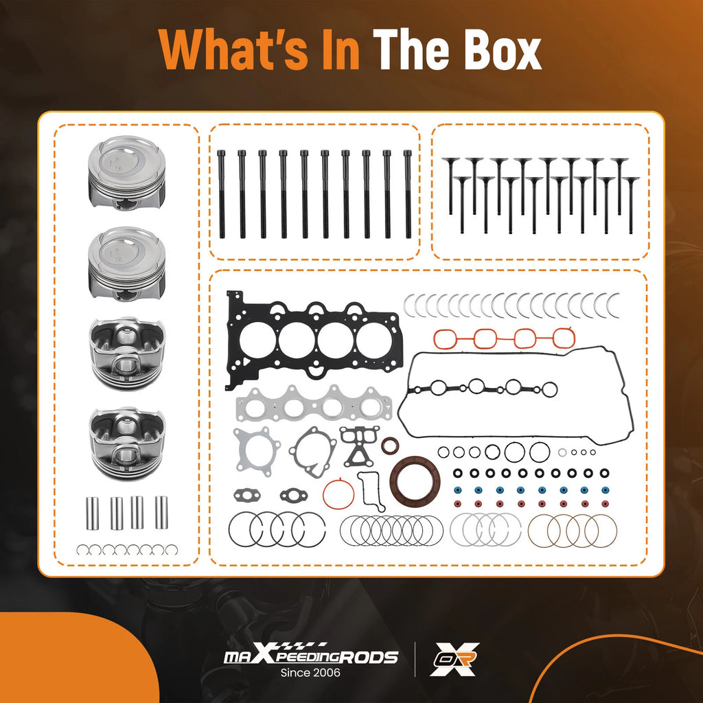 Engine Overhaul Rebuild Kit for Hyundai Kia G4FD 1.6L (2011–2020)