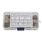 M3x3-12mm Brass Metric Threaded Heat Insert Metal Nut Assortment