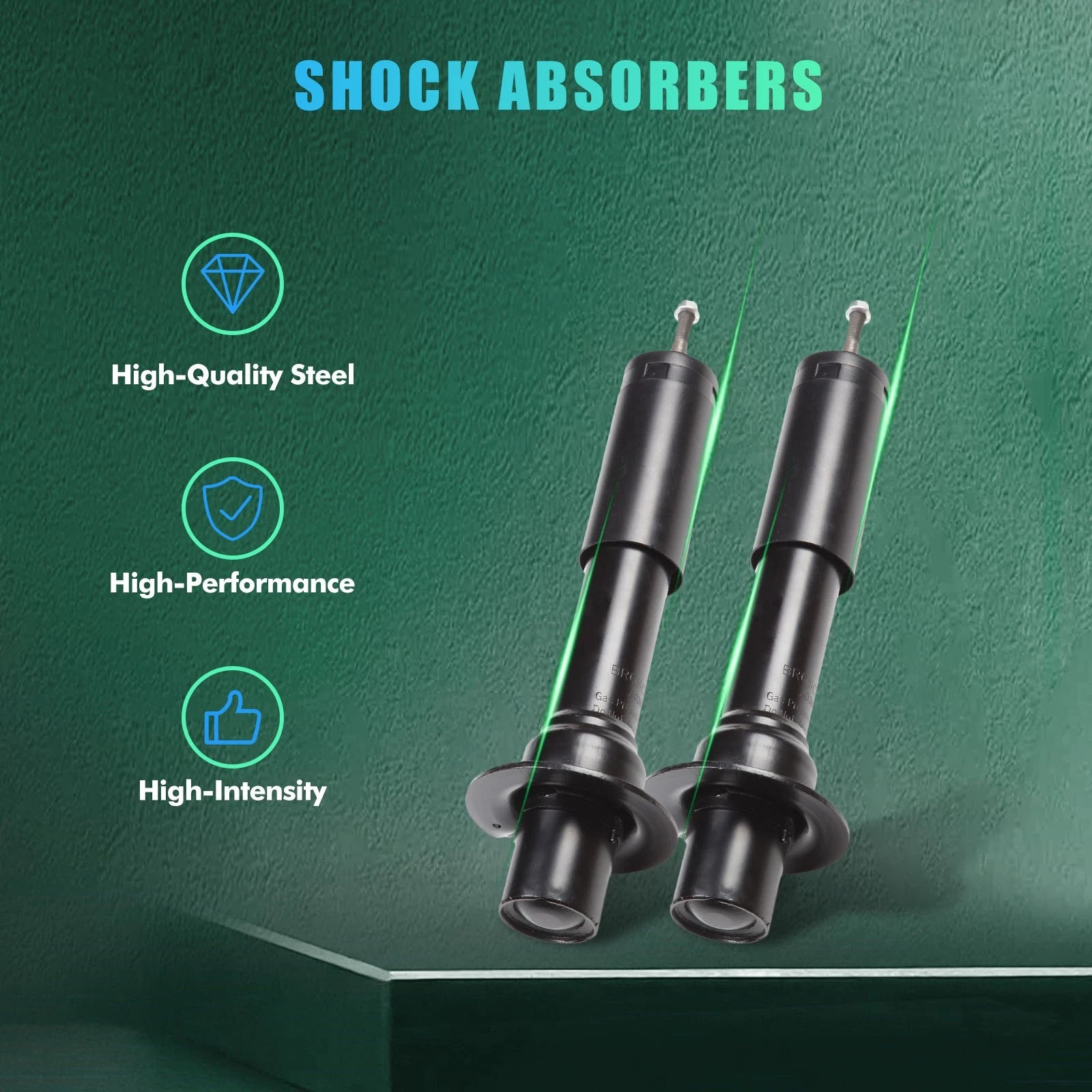 Set of 2 Front Struts for Dodge Nitro Jeep Liberty (2007–2012)