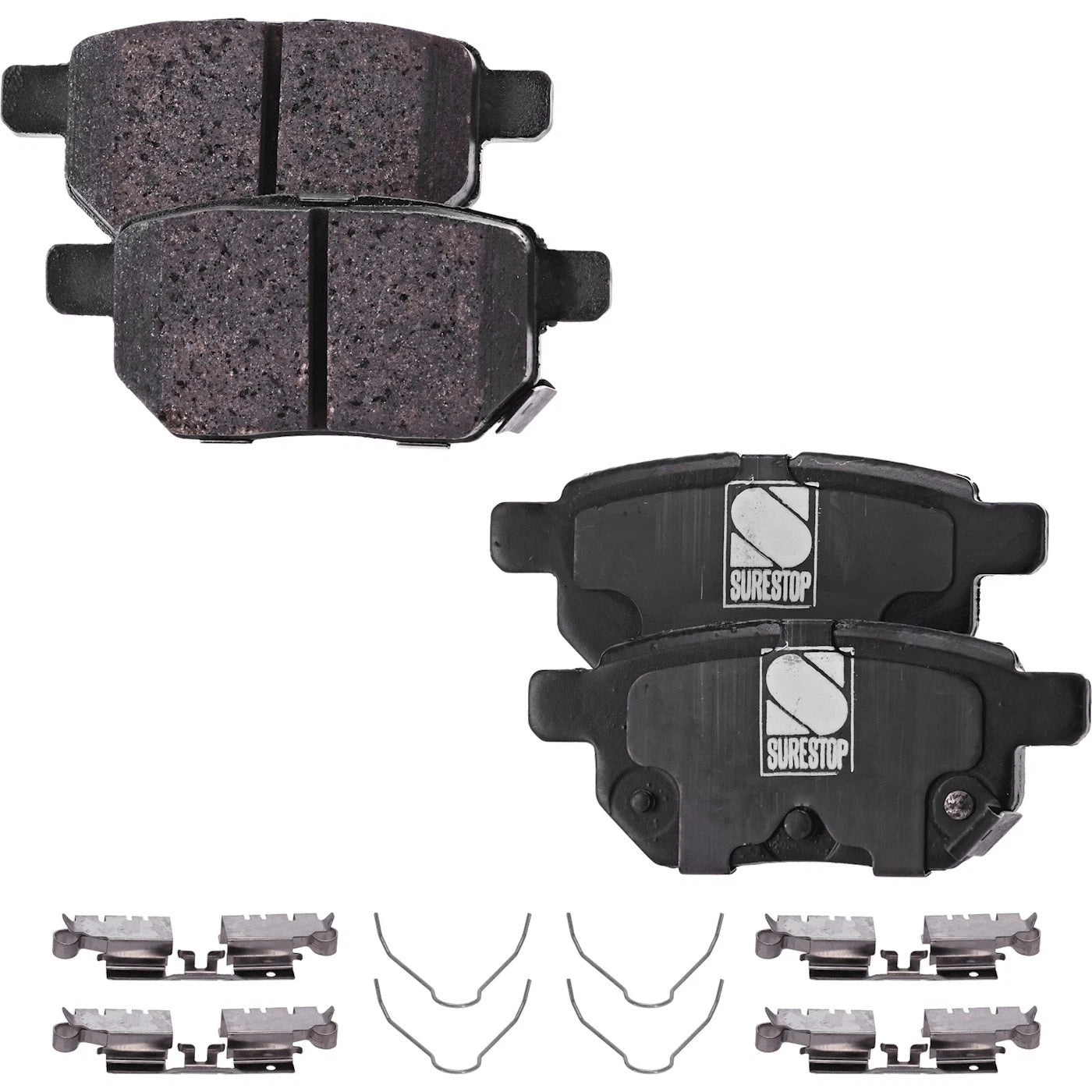 Rear Brake Disc Rotors and Pads Kit for Toyota Prius Prime (2017–2022)