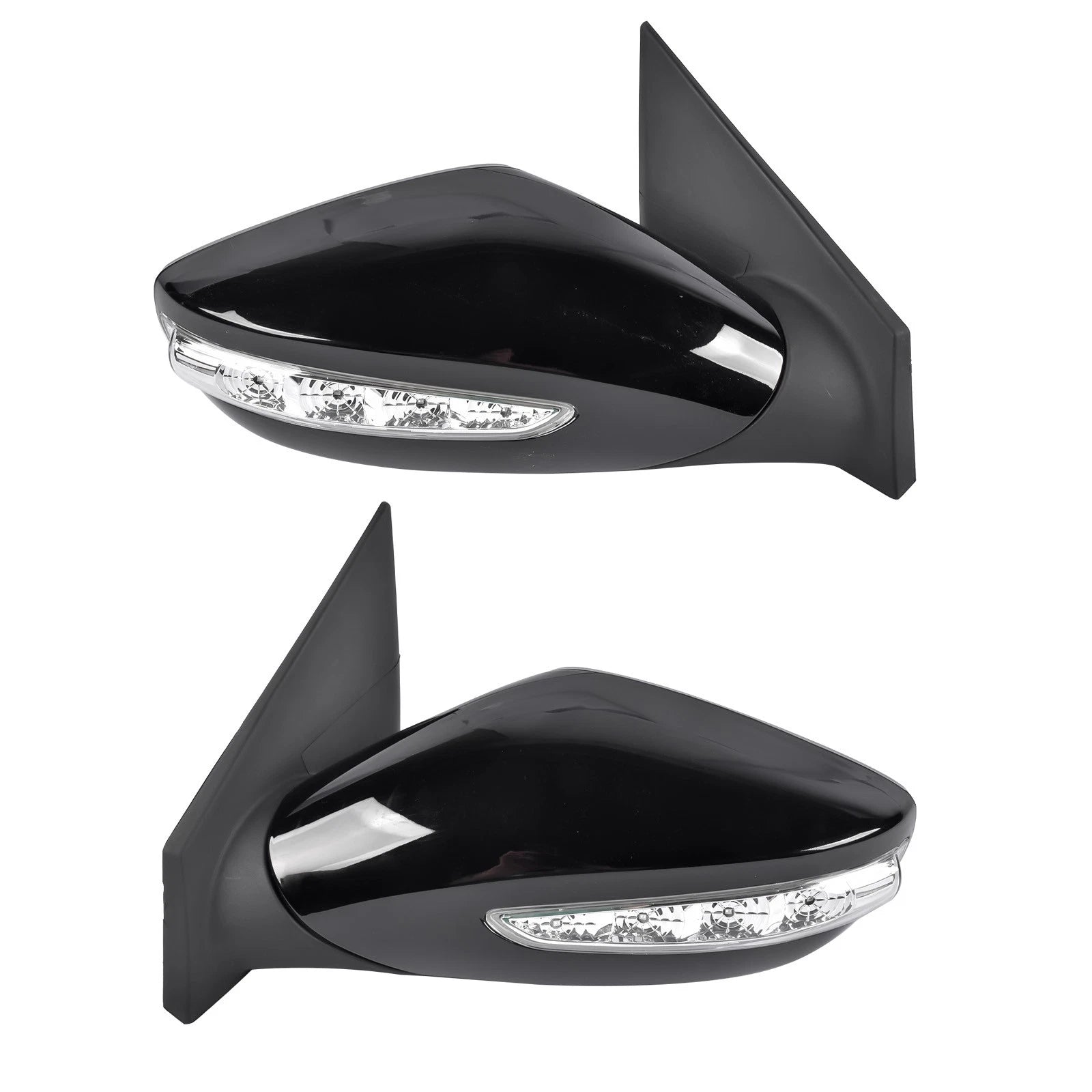 Power Heated Side Mirror Pair for Hyundai Sonata (2011–2014) - With Signal Light