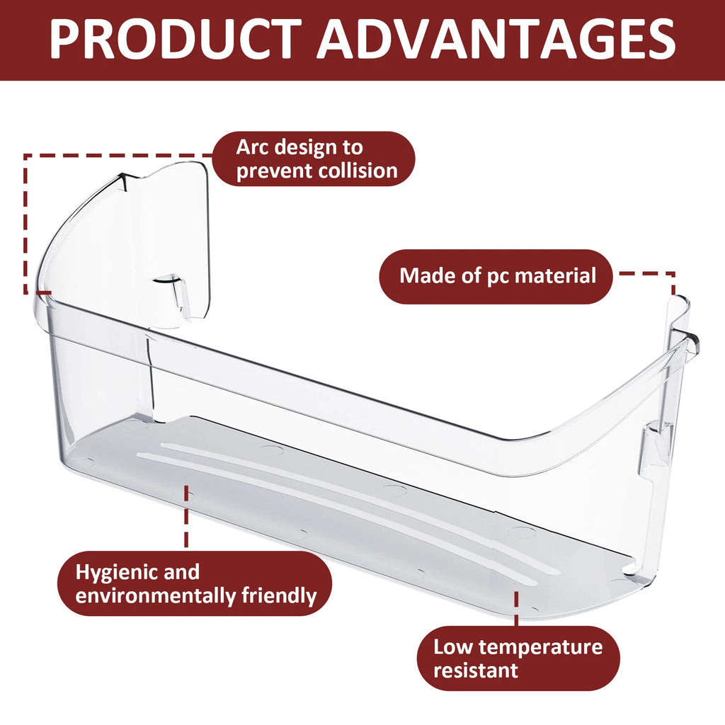 Lower Door Shelf Bin for Frigidaire FFSS2625TS0, FFSS2615TS0 (2015–2019)